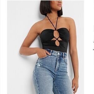 NEW express body contour halter top